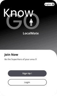 Mobile app signup screen